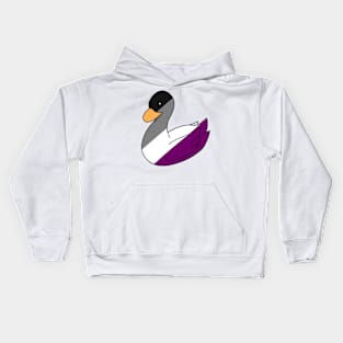 Asexual Duck Kids Hoodie